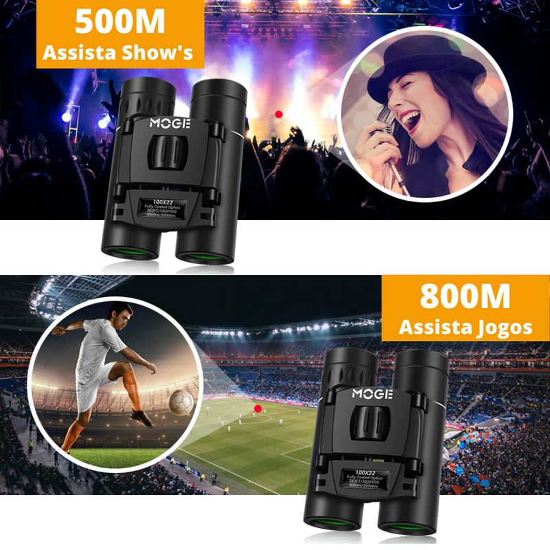 Binóculos Profissional HD 100x22 | 30.000M & Visão Noturna NB092