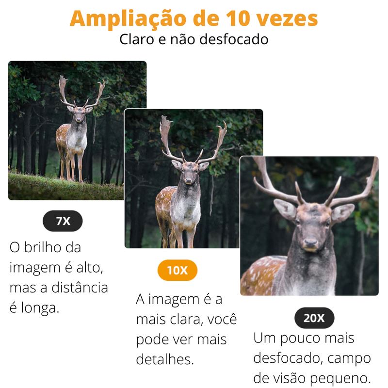 Binóculos Profissional HD 100x22 | 30.000M & Visão Noturna NB092