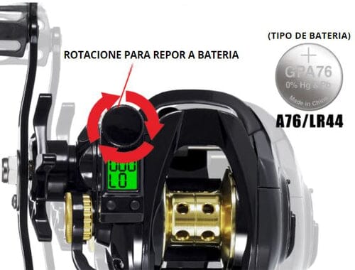 Carretilha Eletrônica 7.2:1 - Inovafish NB1781