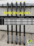 Nova Vara Telescópica de Carbono Premium LIMITED NB1435
