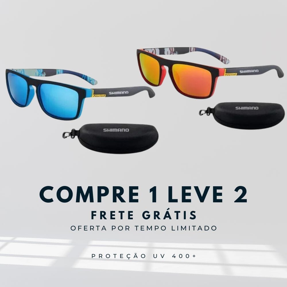 Óculos Shimano Polarizado Uv 400 [Compre 1 Leve 2] NB066