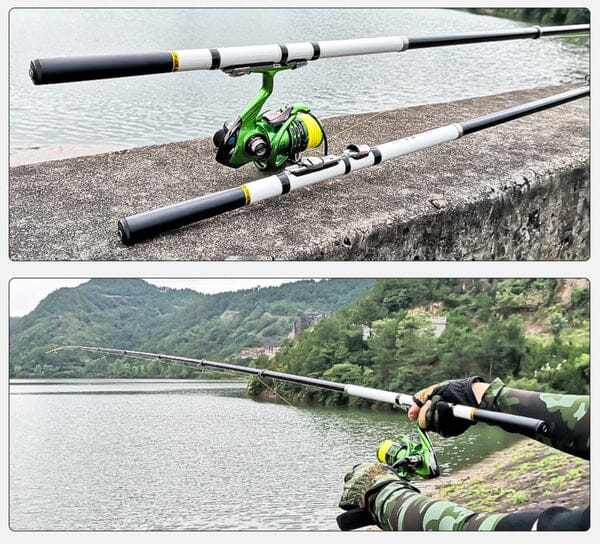 Vara Premium Ultra Light Telescópica de Carbono JOSBY Fishing NB1412